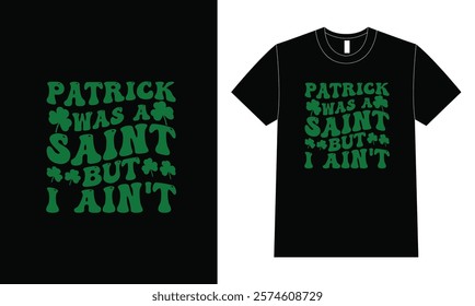 St. Patrick's Day T-shirt Design, Shamrock Vector.