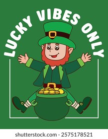 St Patrick's day t-shirt design vector illustrator