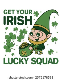 St Patrick's day t-shirt design vector illustrator