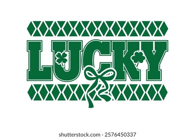 St. Patrick's day T-Shirt Design, St. Patrick's day , Patrick's Day Silhouette Elements Design,  Pack for Retro St. Patrick's Day Celebrations, Lucky, Funny decorated with shamrock