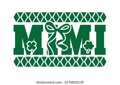 St. Patrick's day T-Shirt Design, St. Patrick's day Design, St. Patrick's Day Silhouette Elements, Pack for  Celebrations, Lucky , Funny St. Patricks decorated with shamrock