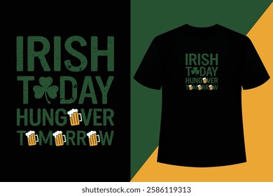 St. Patrick's Day T-shirt design, St. Patrick's Day, T-shirt design