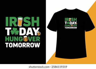 St. Patrick's Day T-shirt design, St. Patrick's Day, T-shirt design