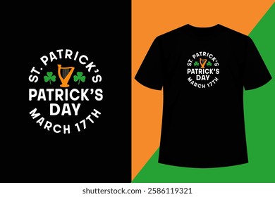 St. Patrick's Day T-shirt design, St. Patrick's Day, T-shirt design