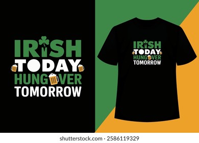 St. Patrick's Day T-shirt design, St. Patrick's Day, T-shirt design