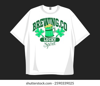 St Patrick's day t-shirt design for festival, St Patricks graphic tee for celebrate event holidays