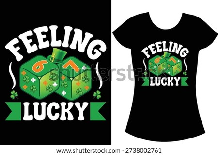 St Patrick's Day t-shirt design. 