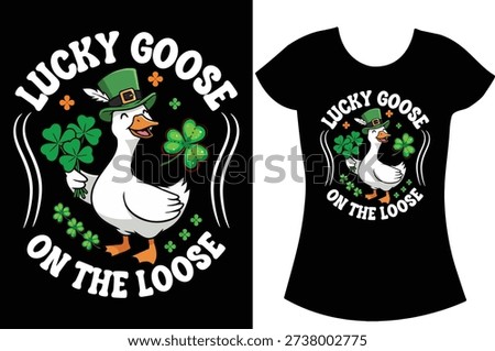 St Patrick's Day t-shirt design. 