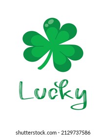 St. patricks day tshirt design-Lucky