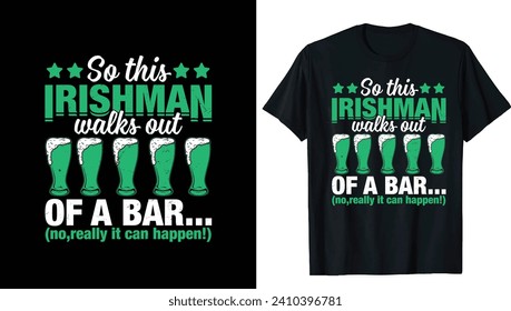 Camiseta St. Patrick's Day, graciosa camiseta St. Patrick's Day, camiseta con suerte, camiseta con el Día de la Mujer en St. Patty, sudadera bebida, té de amante irlandés, camiseta irlandesa
