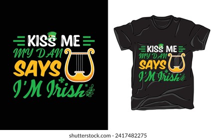 St Patricks Day tshirt graphics design fashion 2024 positive trendy 