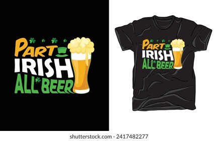 St Patricks Day tshirt graphics design fashion 2024 positive trendy 