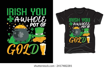 St Patricks Day tshirt graphics design fashion 2024 positive trendy 