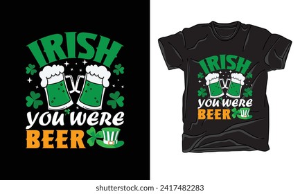 St Patricks Day tshirt graphics design fashion 2024 positive trendy 