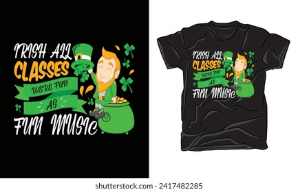 St Patricks Day tshirt graphics design fashion 2024 positive trendy 