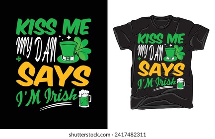 St Patricks Day tshirt graphics design fashion 2024 positive trendy 