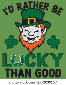 St. Patrick's Day T-shirt, St. Patty's Shirt, Cute Patrick's Tee, Luck of the Irish, Irish Shirt, Shamrock, Green St. Patrick's Day T-Shirt, Funny St. Patrick's Day Shirt