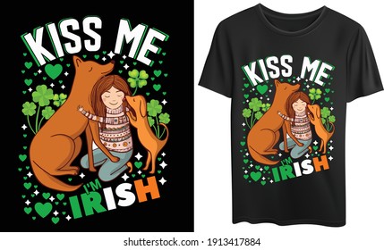 St. Patrick's Day Tshirt, St. Patrick's Day Vector, St. Patrick's Day Template,  Typography. Vector illustratio
