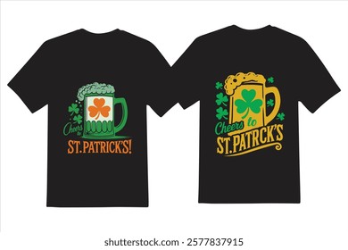 St. Patrick's Day T-shirts Featuring Beer Mug Design