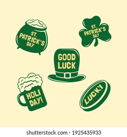 St. Patrick's Day Type Element