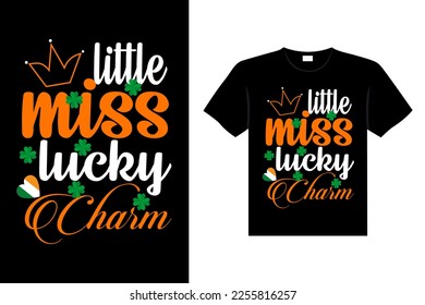st. patrick's day typography colorful Irish quote vector Lettering t shirt design