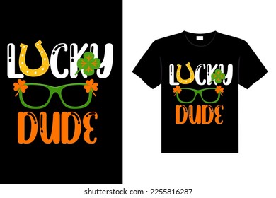 st. patrick's day typography colorful Irish quote vector Lettering t shirt design