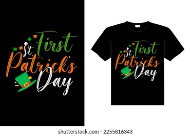 st. patrick's day typography colorful Irish quote vector Lettering t shirt design