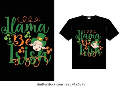 st. patrick's day typography colorful Irish quote vector Lettering t shirt design 