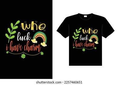 st. patrick's day typography colorful Irish quote vector Lettering t shirt design 