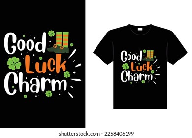 St. Patrick's day typography colorful Irish quote vector Lettering t-shirt design