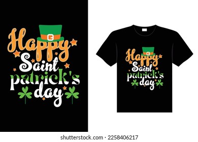 St. Patrick's day typography colorful Irish quote vector Lettering t-shirt design