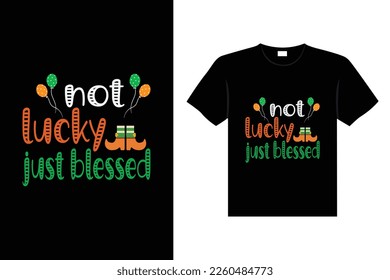 St. Patrick's day typography colorful Irish quote vector Lettering t-shirt design