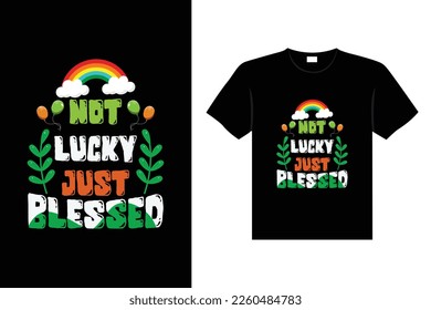 St. Patrick's Day Typografie bunt Irish Zitat Vektor Lettering T-Shirt Design