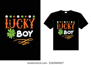 St. Patrick's day typography colorful Irish quote vector Lettering t-shirt design