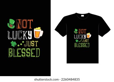 St. Patrick's day typography colorful Irish quote vector Lettering t-shirt design