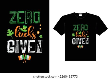 St. Patrick's day typography colorful Irish quote vector Lettering t-shirt design