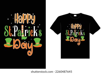 St. Patrick's day typography colorful Irish quote vector Lettering t-shirt design
