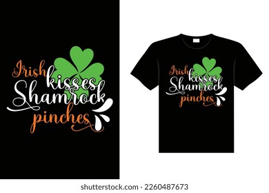St. Patrick's day typography colorful Irish quote vector Lettering t-shirt design
