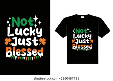 St. Patrick's day typography colorful Irish quote vector Lettering t-shirt design
