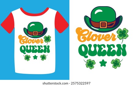 St. Patrick's day typography t-shirt design