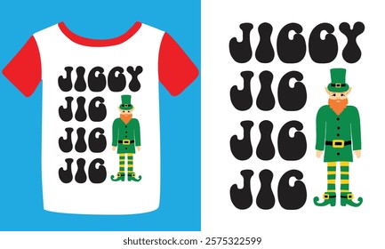 St. Patrick's day typography t-shirt design