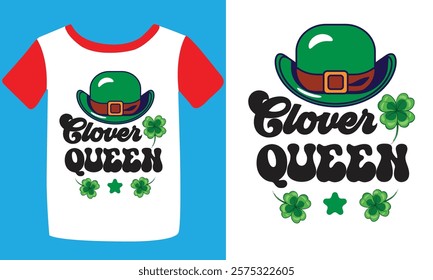 St. Patrick's day typography t-shirt design