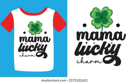 St. Patrick's day typography t-shirt design