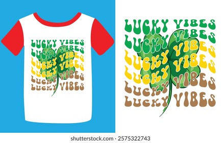 St. Patrick's day typography t-shirt design