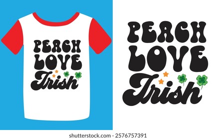 St. Patrick's day typography t-shirt design