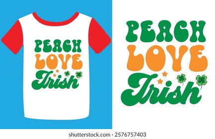 St. Patrick's day typography t-shirt design