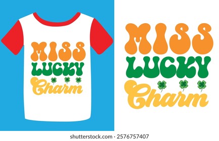 St. Patrick's day typography t-shirt design