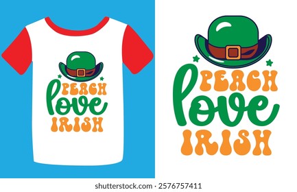 St. Patrick's day typography t-shirt design