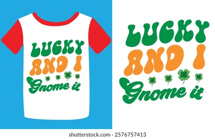 St. Patrick's day typography t-shirt design