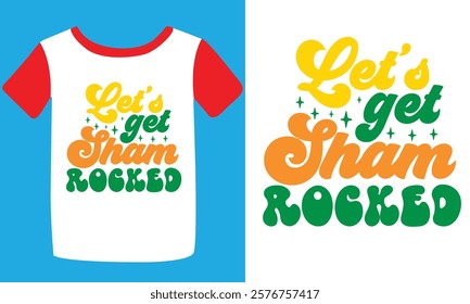 St. Patrick's day typography t-shirt design